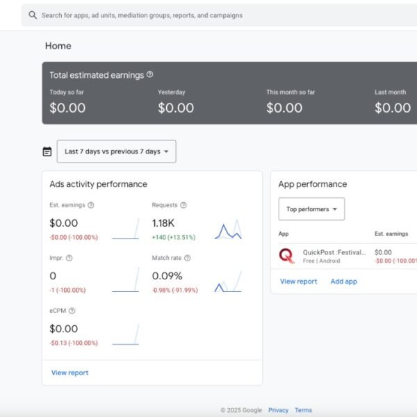 2022 Verified Google Console | 1 App Live